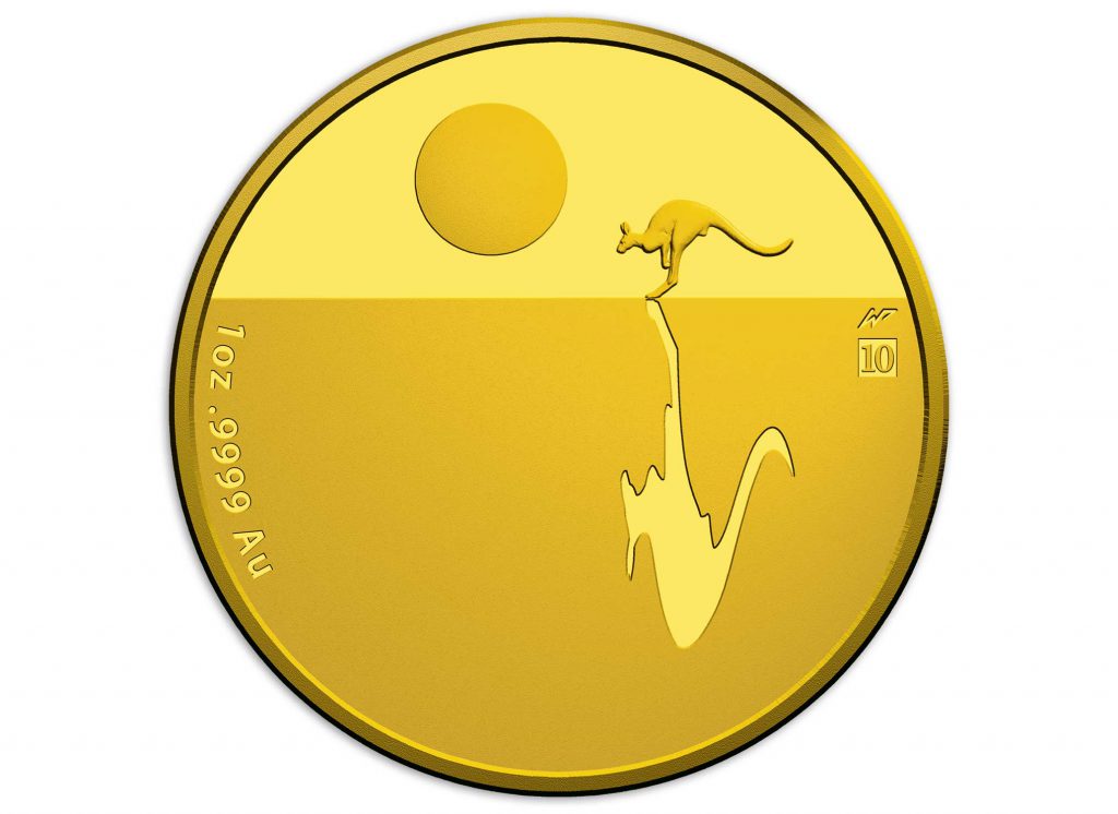 Australien-sunset-kangaroo-2017-gold