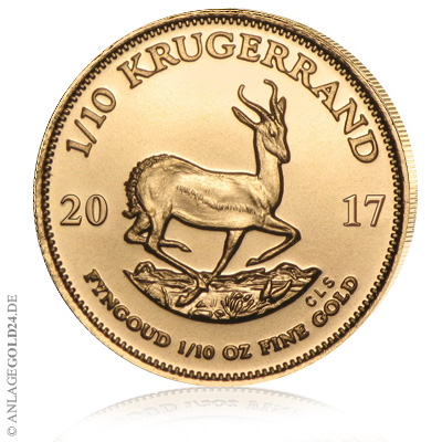 Kruegerrand goldmuenze 1/10 oz