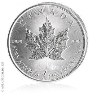 Maple Leaf Silber heute der Favorit