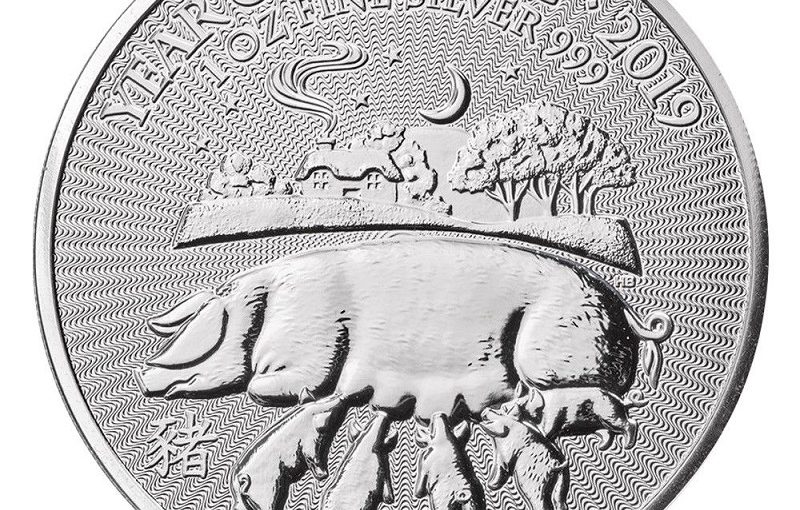 Die Schweine kommen: Großbritannien gibt 1oz Silbermünze Schwein aus – Lunarserie 2019