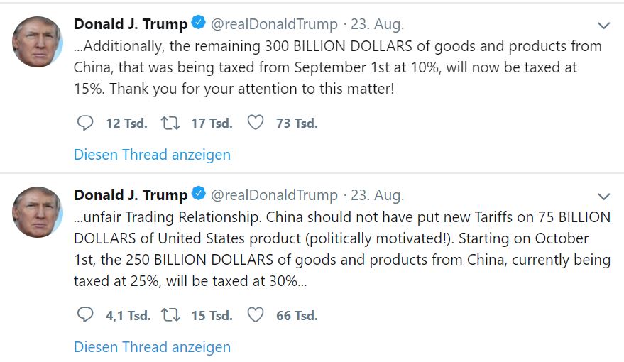 Trump Zoll China 